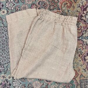 FINAL PRICE NWT Nurture Terra Firma Tan Linen Pants